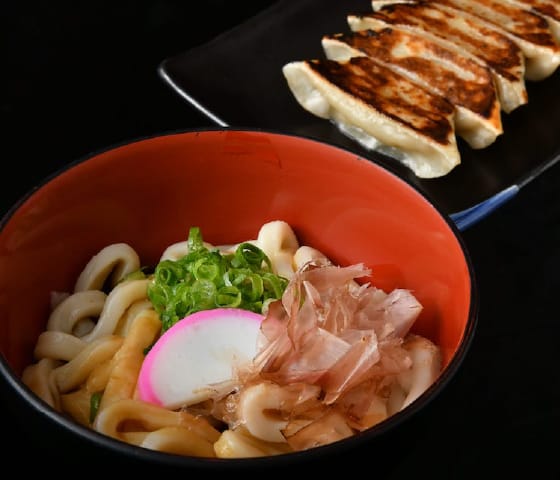 焼餃子・伊勢うどんセット