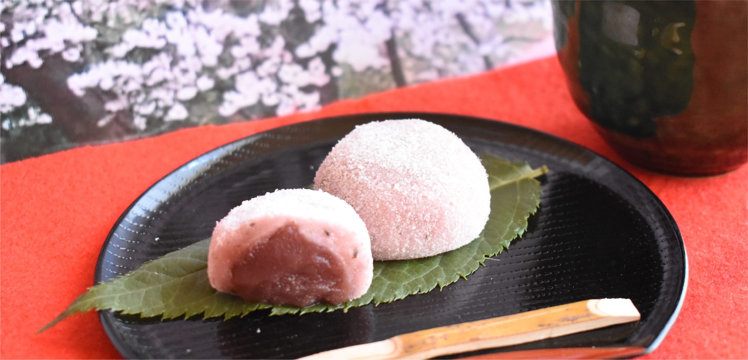 桜岩戸餅