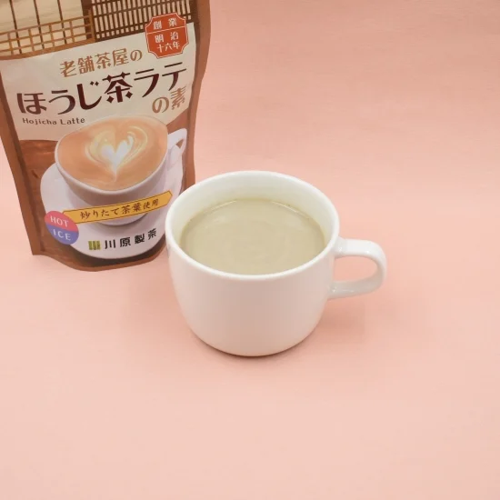 伊勢志摩人気のお土産
川原製茶のお茶　炒りたて茶葉使用
老舗茶屋のほうじ茶ラテ
アイスでもホットでも
お土産、贈り物、ご自宅用に