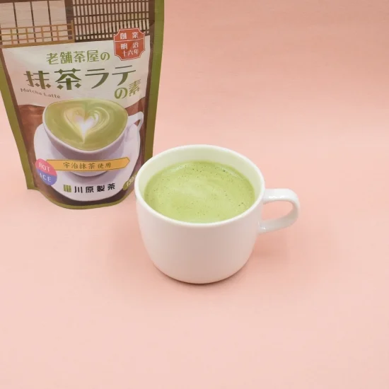 伊勢志摩人気のお土産
川原製茶のお茶　宇治抹茶使用
老舗茶屋の抹茶ラテ
アイスでもホットでも
お土産、贈り物、ご自宅用に
