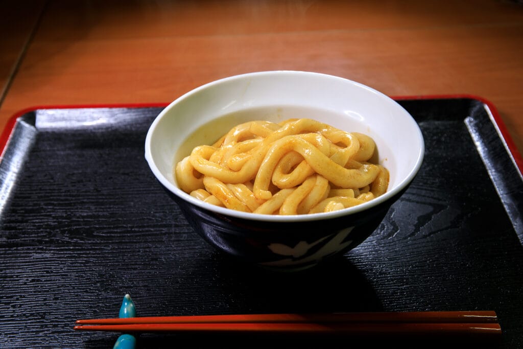 伊勢の味カレーうどんのたれを使ったうどん