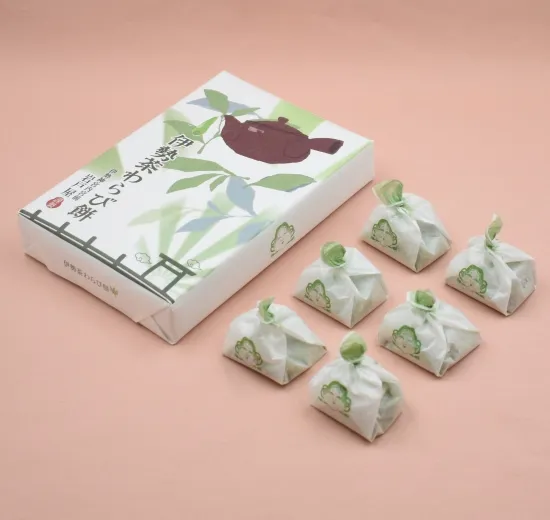 伊勢茶わらび餅 和菓子の画像