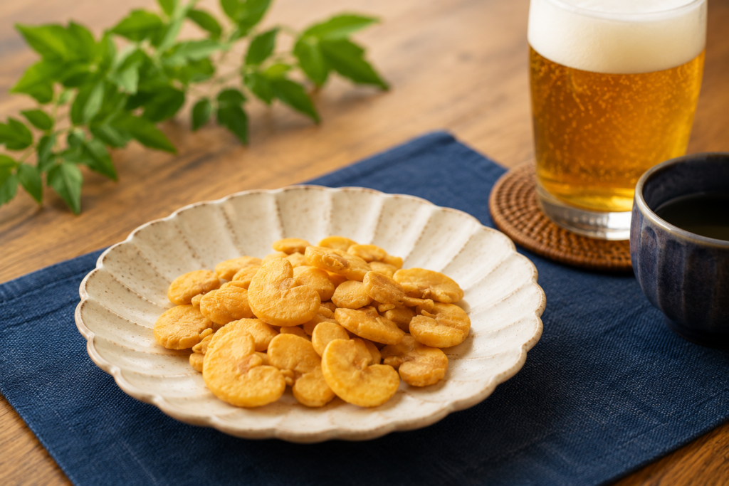 開運お伊勢参り豆とビール