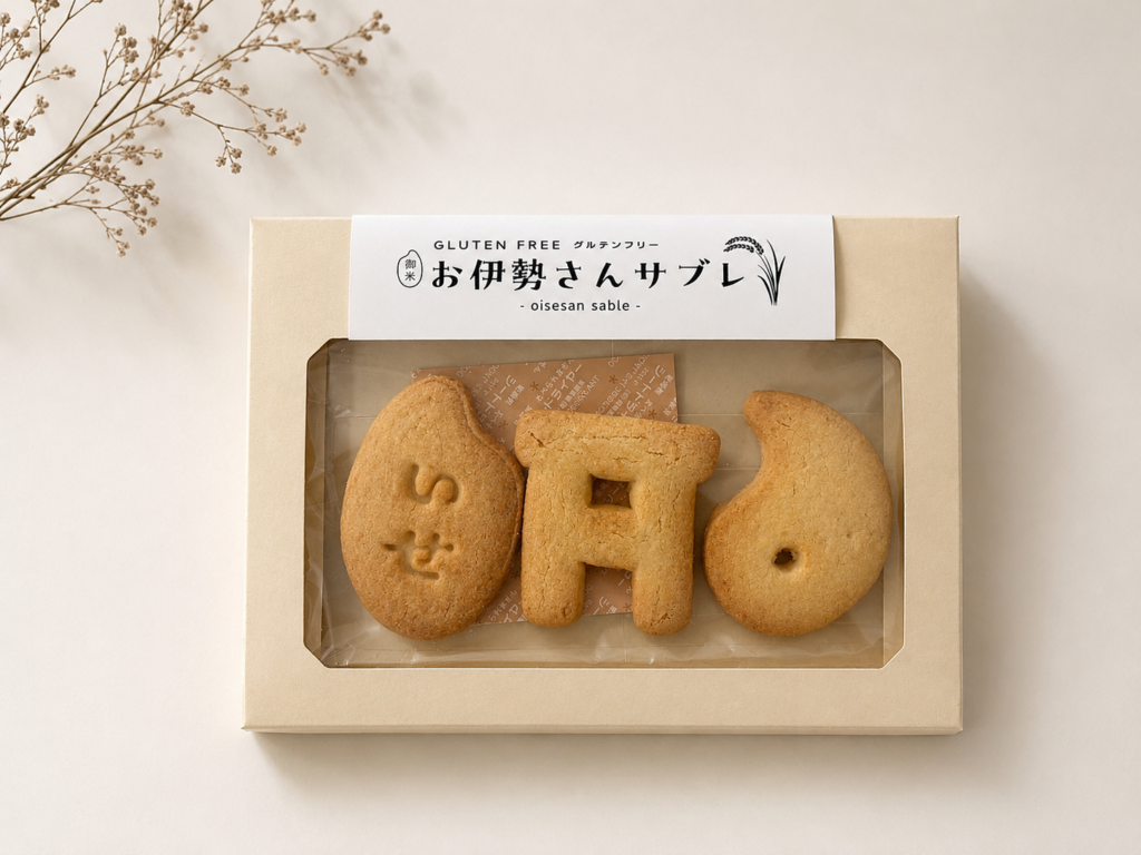 お伊勢さんサブレ
グルテンフリーお菓子