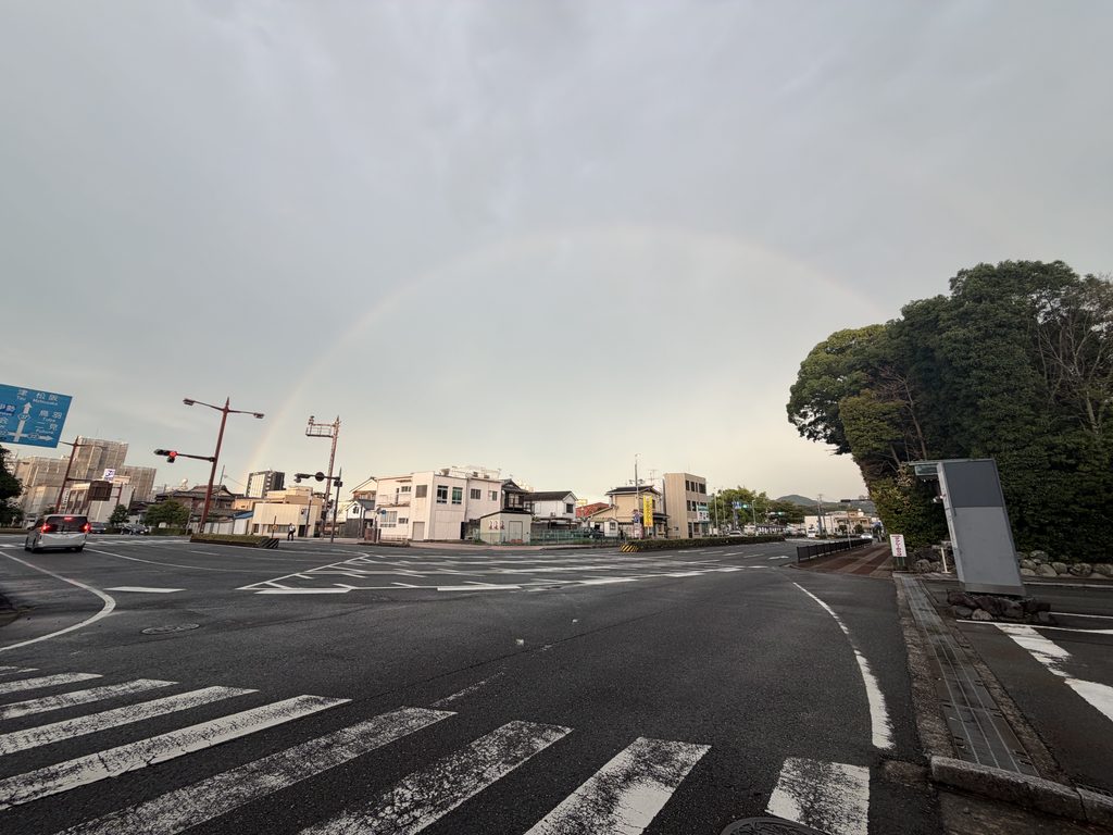 伊勢神宮外宮 虹