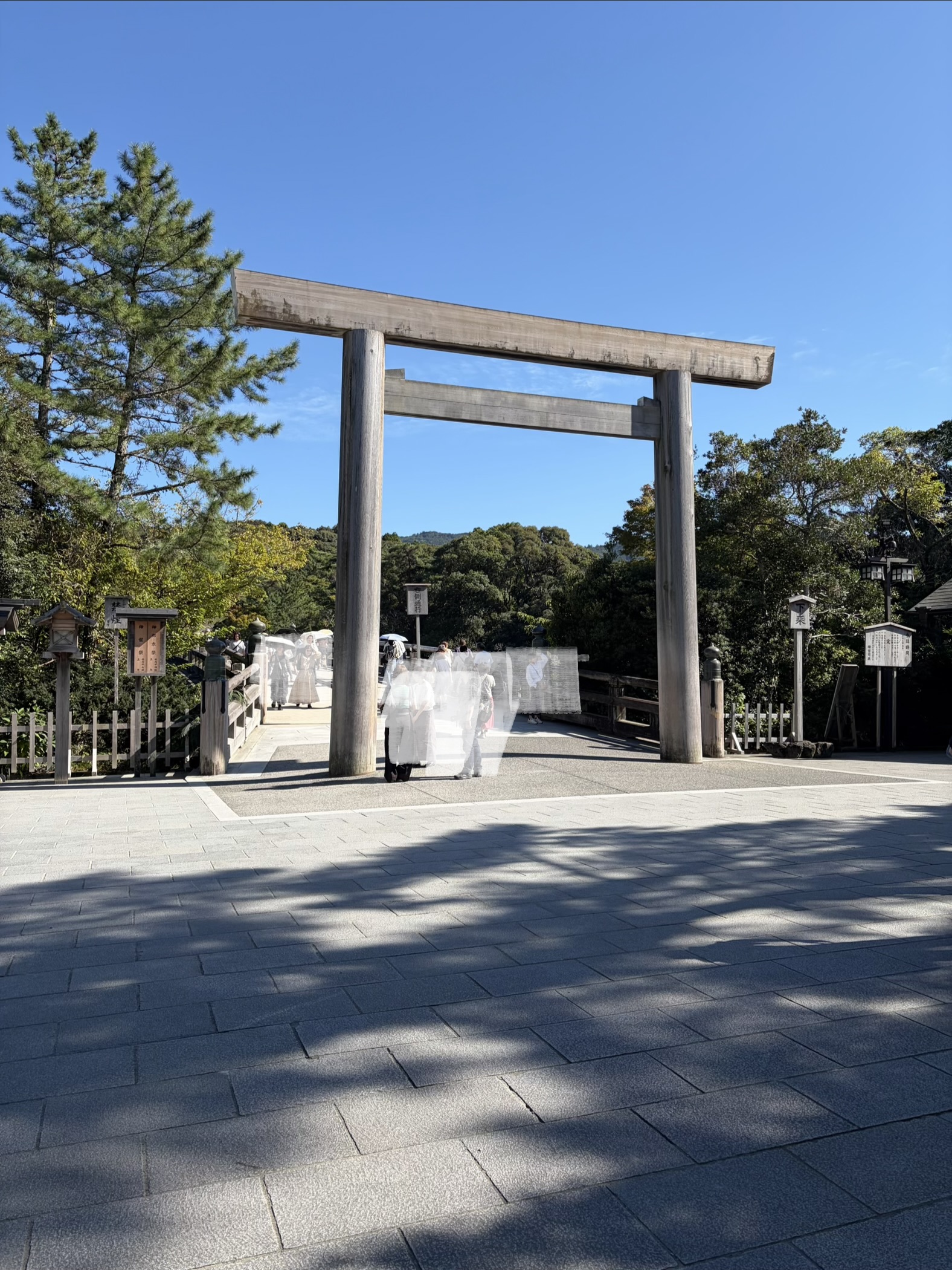 伊勢神宮内宮の鳥居